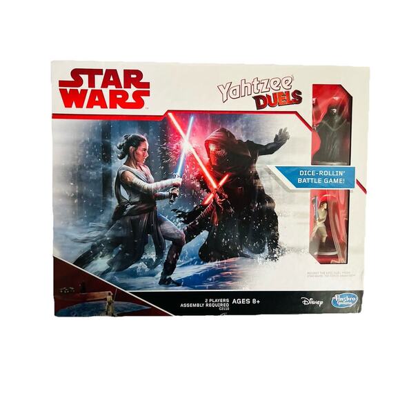 Star Wars Yahtzee Hasbro Gaming Duels Game Dice Rollin Battle 2015 Complete Set - Picture 1 of 8